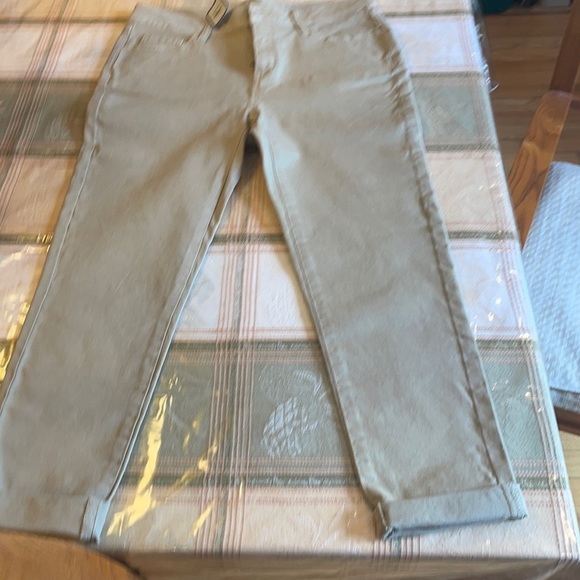 Bass Pants - BASS CROPPED pants and a tan 8 petiteNWT